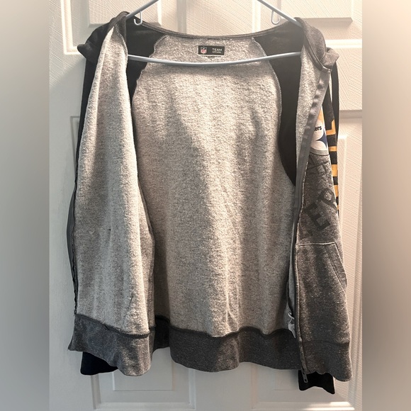 Team Apparel Pittsburgh Steelers NFL Lightweight Zip Hoodie Size M - Picture 8 of 8